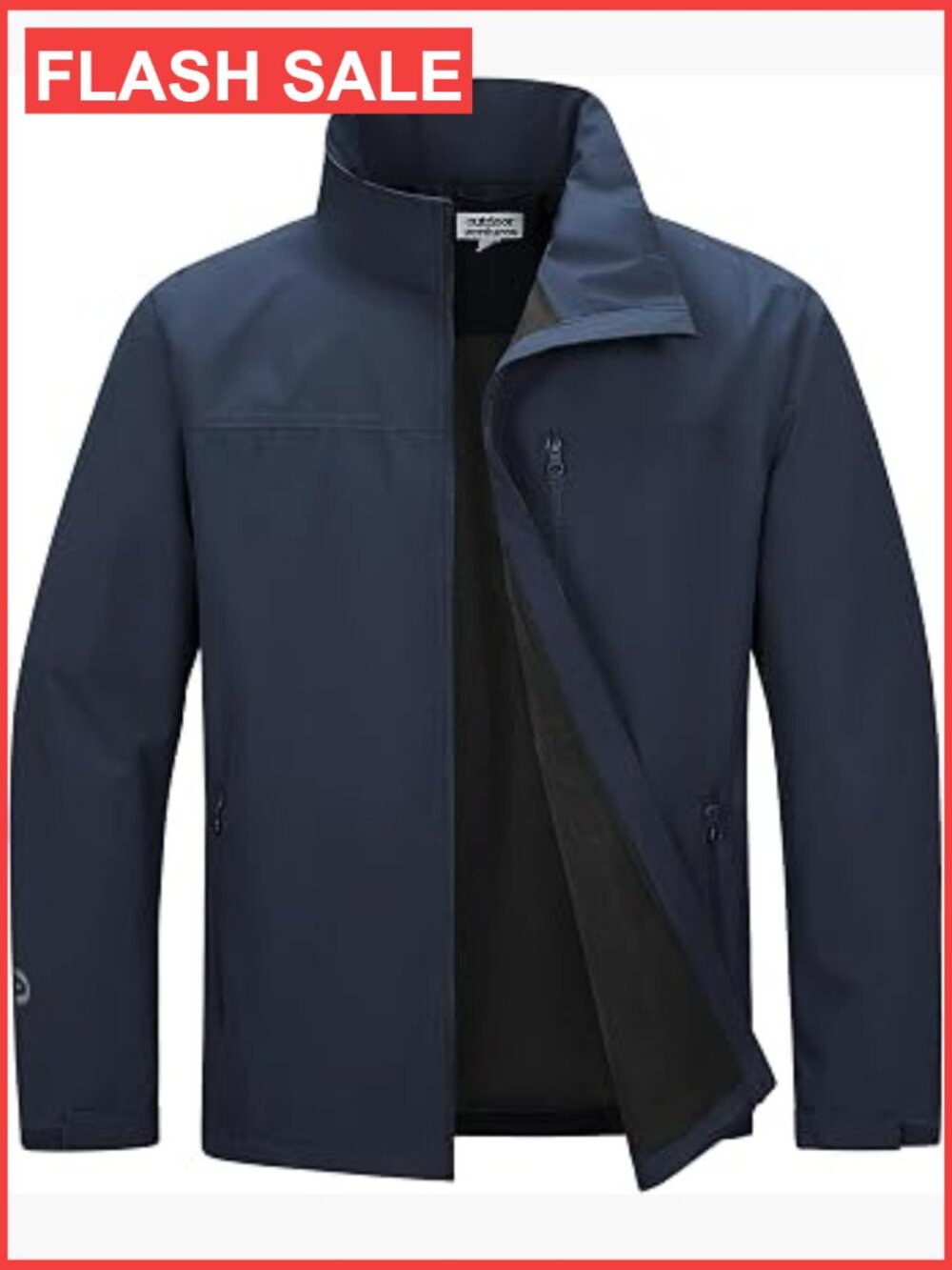 Waterproof Lightweight Windbreaker Jacket Men's Packable Outdoor Hiking Shell